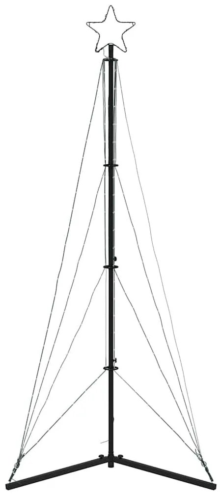 LED Árvore de Natal 363 LEDs Branco Quente 182 cm