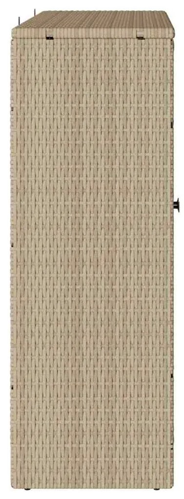 Armário de Armazenamento Bege 100 x 36 x 102 cm Rattan