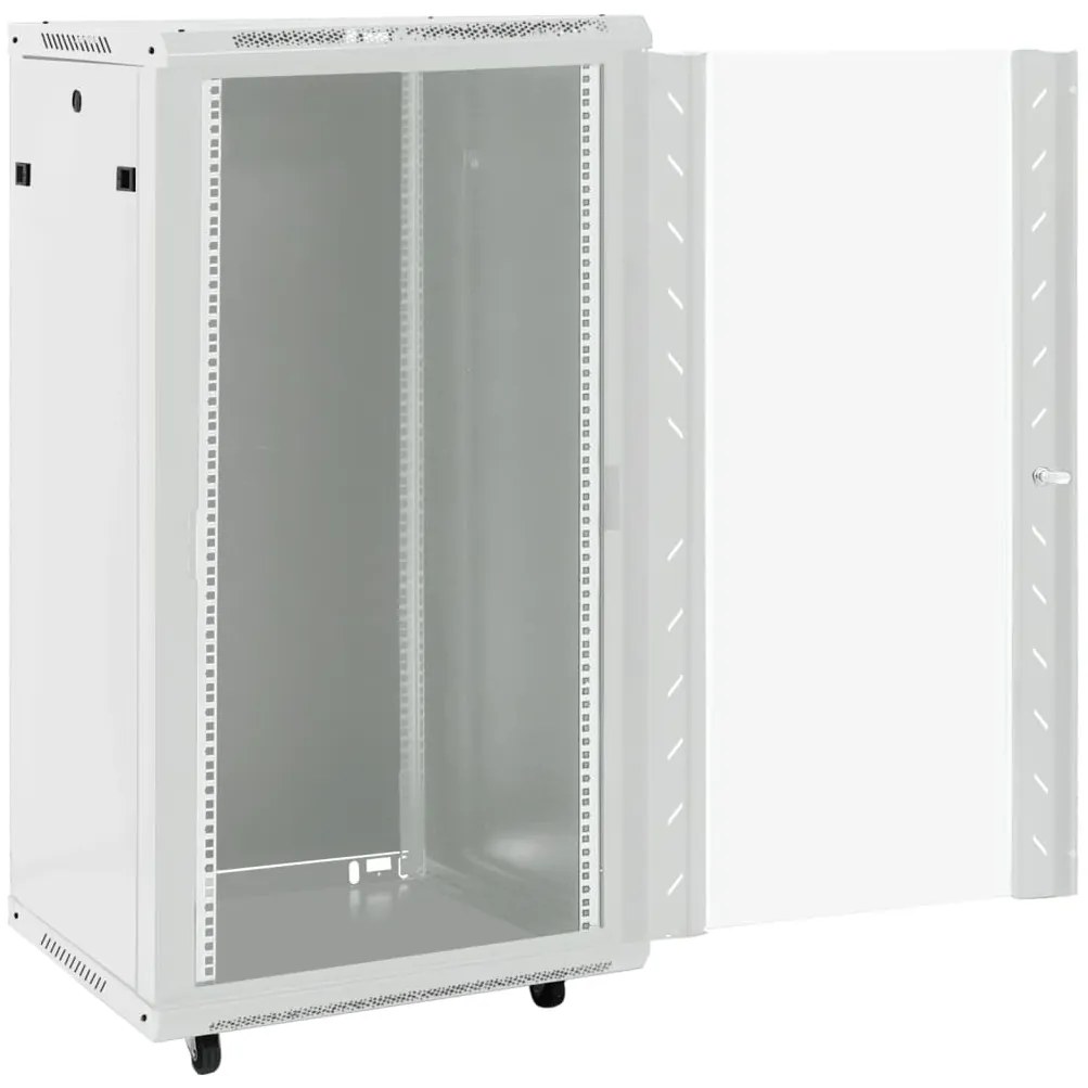 Armário bastidor 22U c/ pés giratórios 19" IP20 60x60x120 cm
