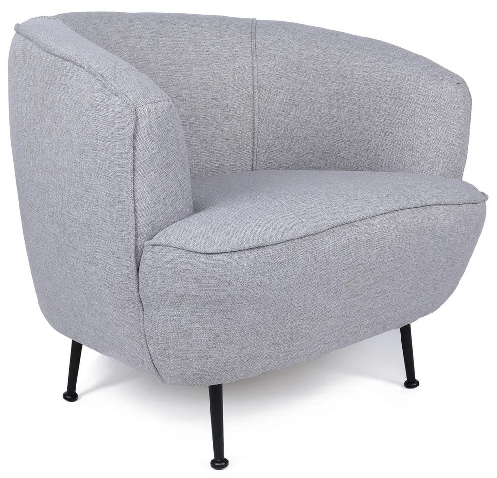 Cadeirão Piccoli – Cinzento Claro – 83x72x75 cm