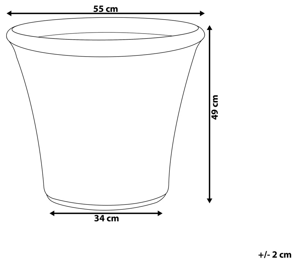 Vaso azul marinho ⌀ 55 cm KOKKINO Beliani