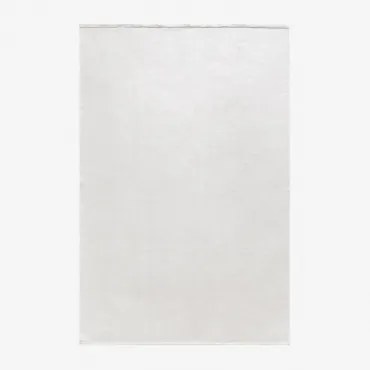 Alfombra De Exterior Retangular 160x230 Em Polietileno Ginsberg Blanco - Sklum
