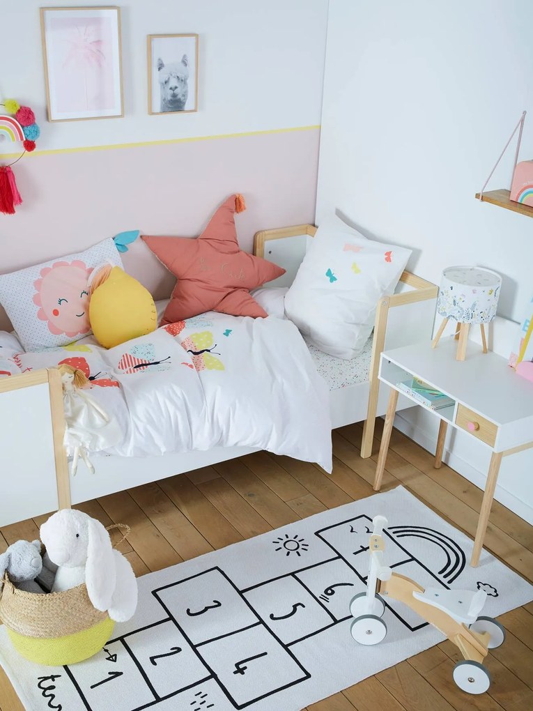 Cama para criança, Linha Noe branco claro liso