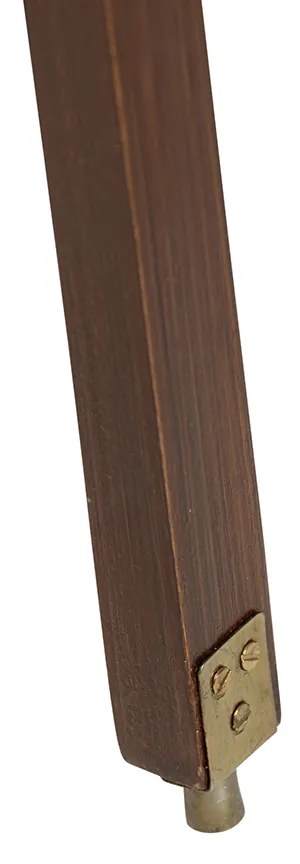 Candeeiro de pé vintage tripé latão - Cortin