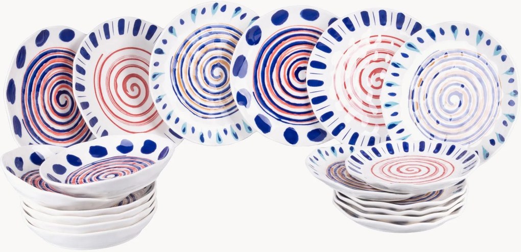 Conjunto de loiça Sahara, 6 pessoas, conjunto de 18