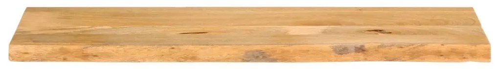 Tampo de mesa c/ borda viva 100x20x3,8 cm mangueira maciça
