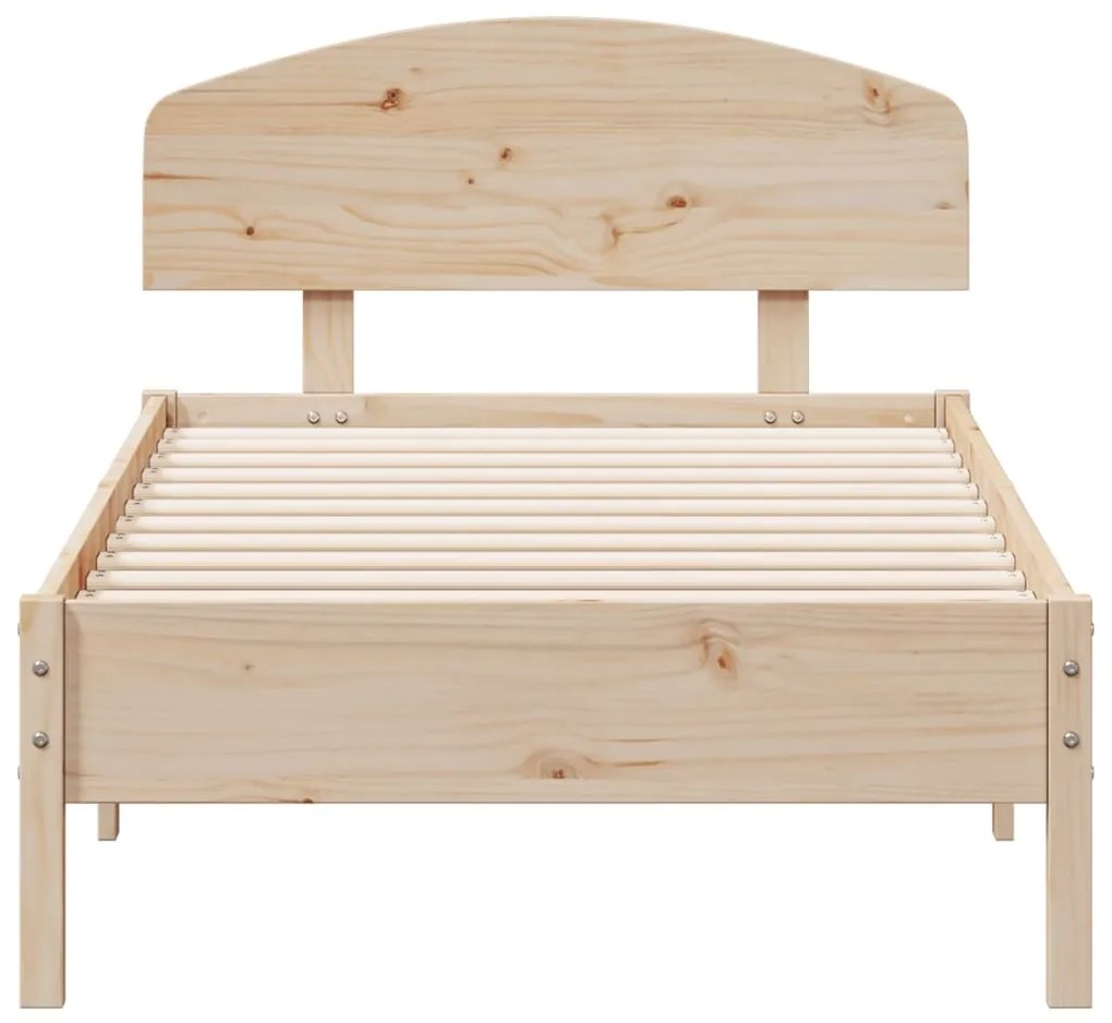 Cama sem colchão 90x190 cm madeira de pinho maciça