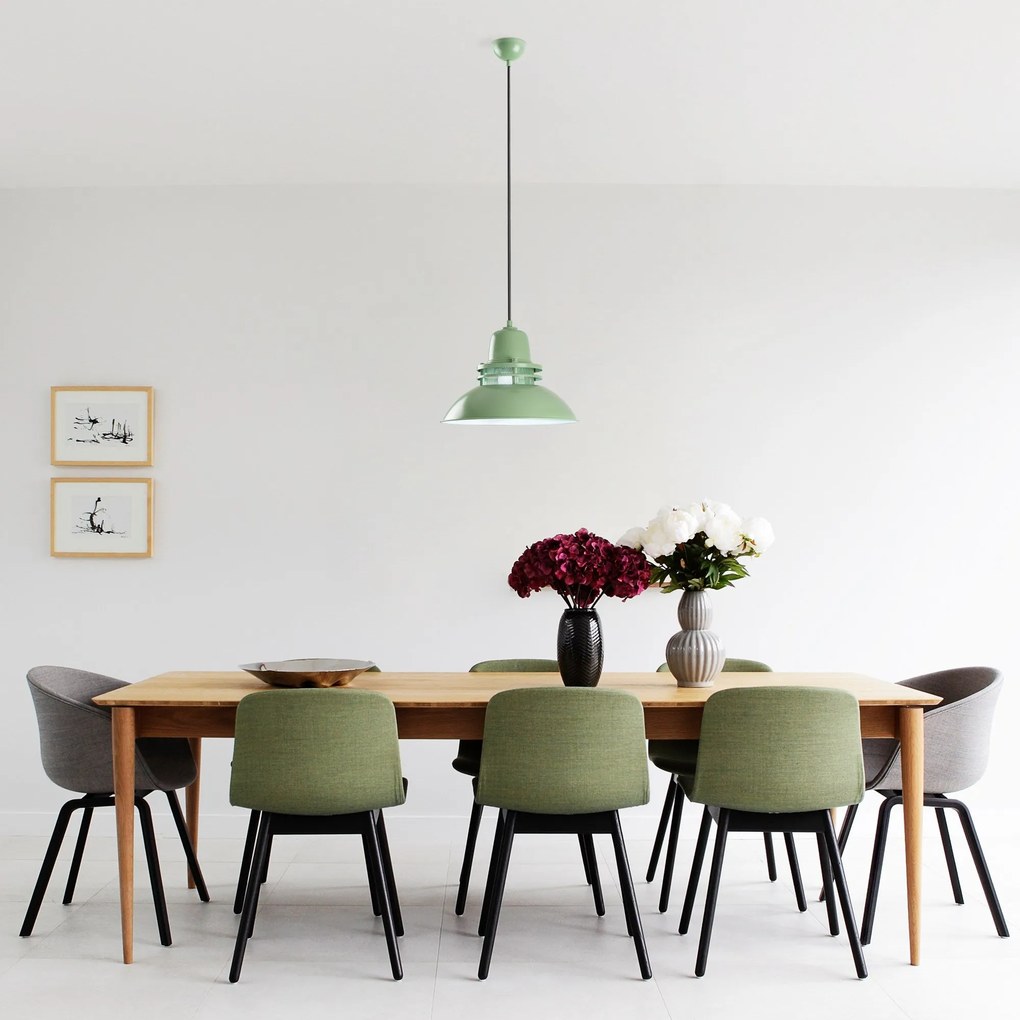 Candeeiro Suspenso com Altura Ajustável – Tibet Mint – Menta – Ø34 x 3