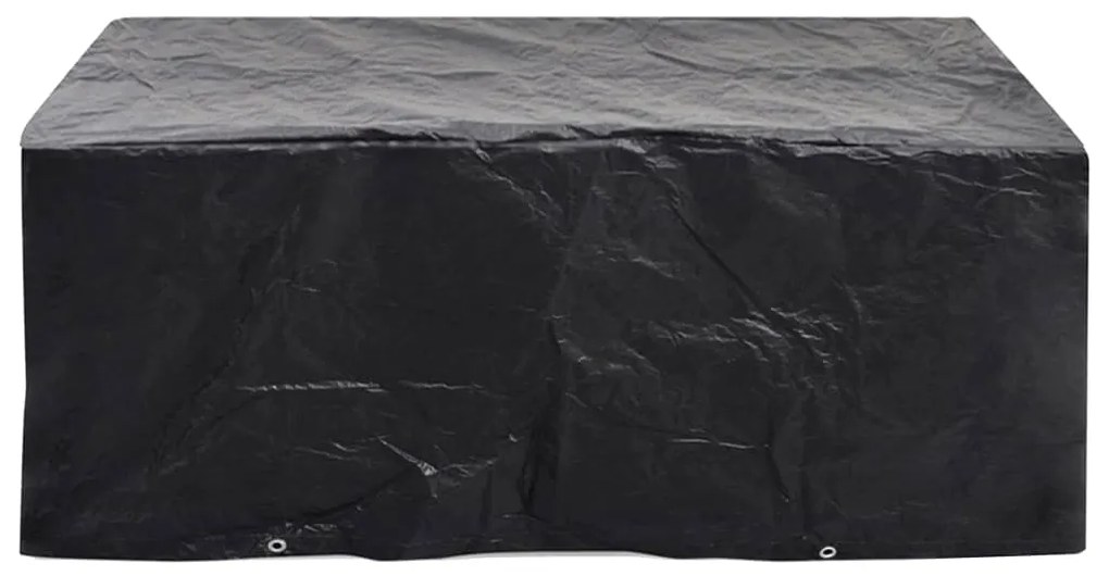 Capas para mobiliário de jardim 2 pcs 8 ilhós 242x162x100 cm