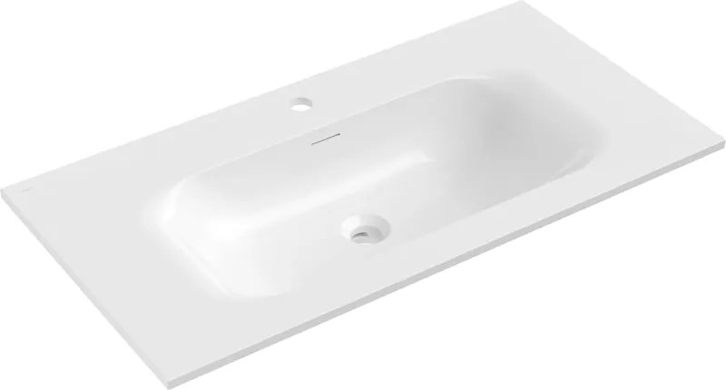 Mexen Vela lavabo embutido no tampo 91 x 46,5 cm, branco brilhante - 25239000