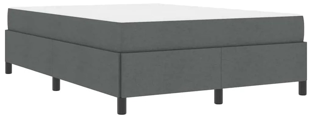 Cama Box Cinza escuro, Preto 160 x 200 cm