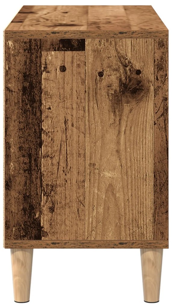 Armário de TV com Pernas de Madeira Madeira Antiga 69,5 x 30 x 50 cm