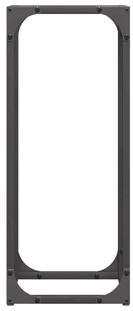 Suporte para lenha 25x25x60 cm aço laminado a frio preto