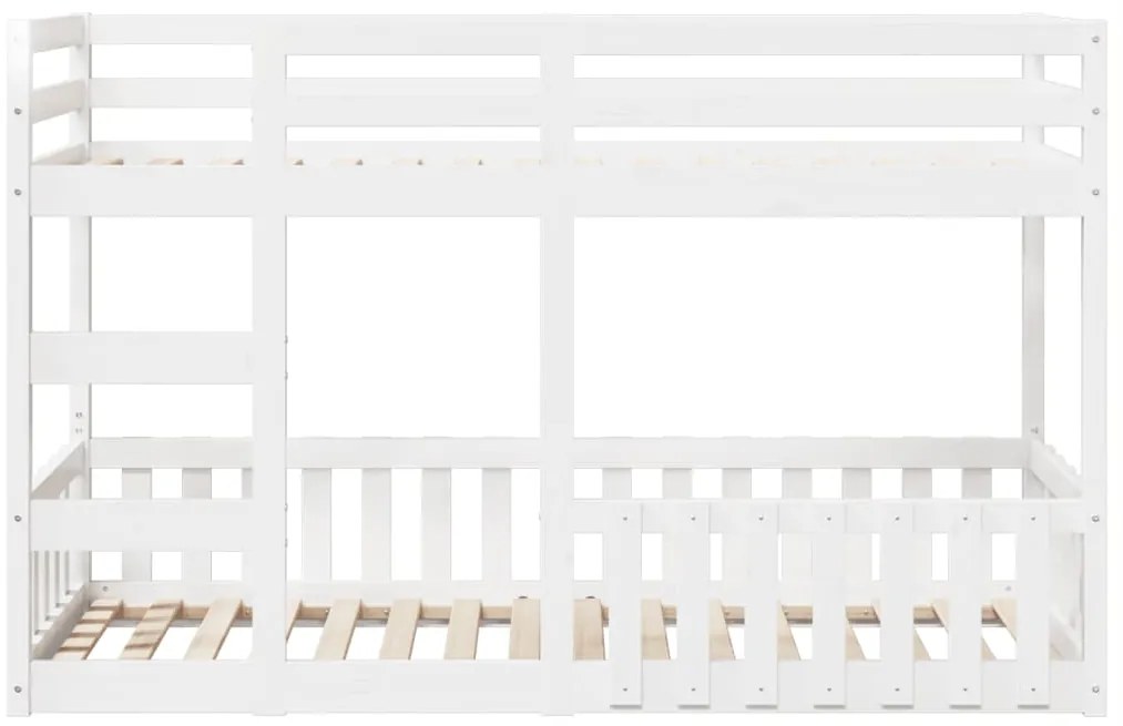 Beliche 90x190 cm madeira de pinho maciça branco
