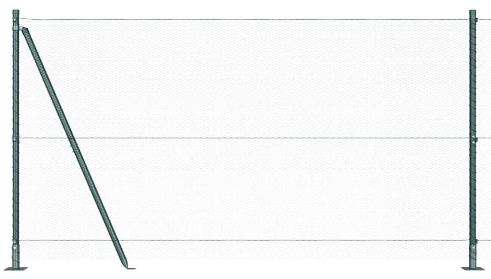 Cerca Hexagonal Verde vidaXL 1,2x50 m de Aço