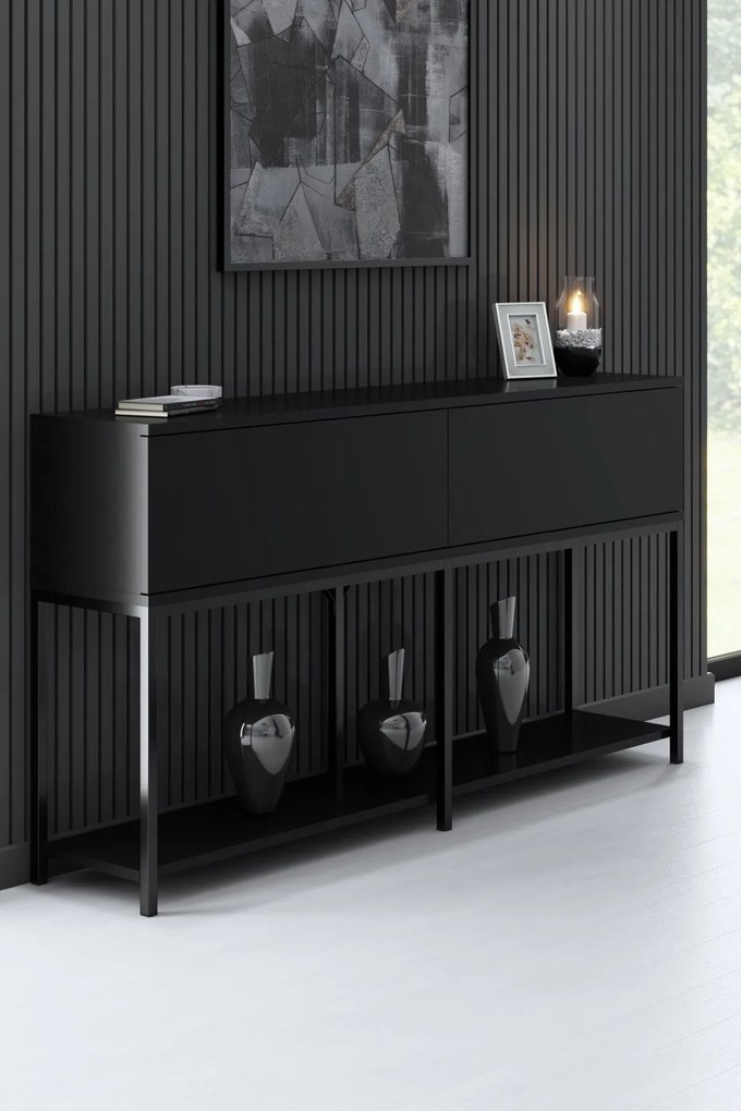 Console Lord – Preto – 150 cm x 80 cm x 30 cm