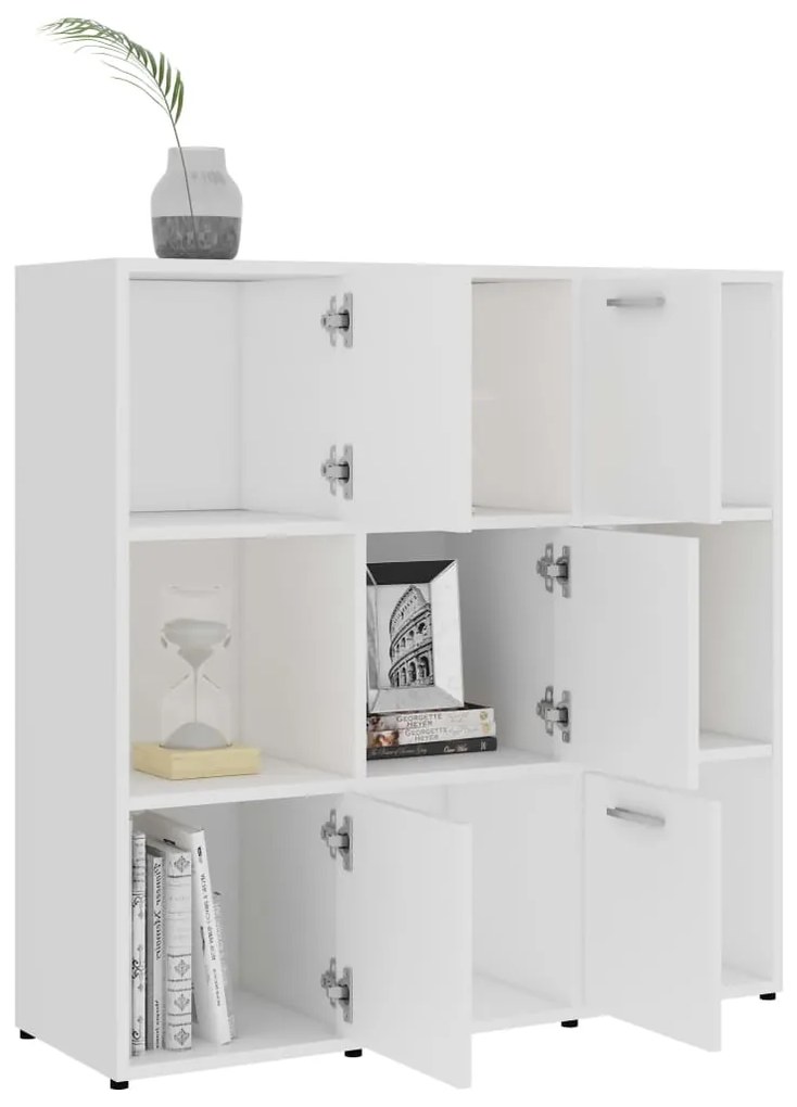 Estante 90x30x90 cm contraplacado branco