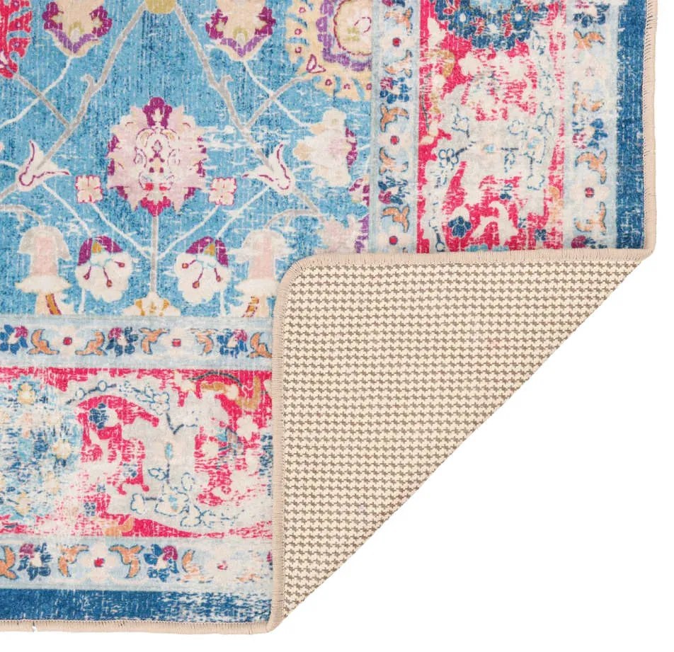 Tapete lavável antiderrapante 120x180 cm multicor