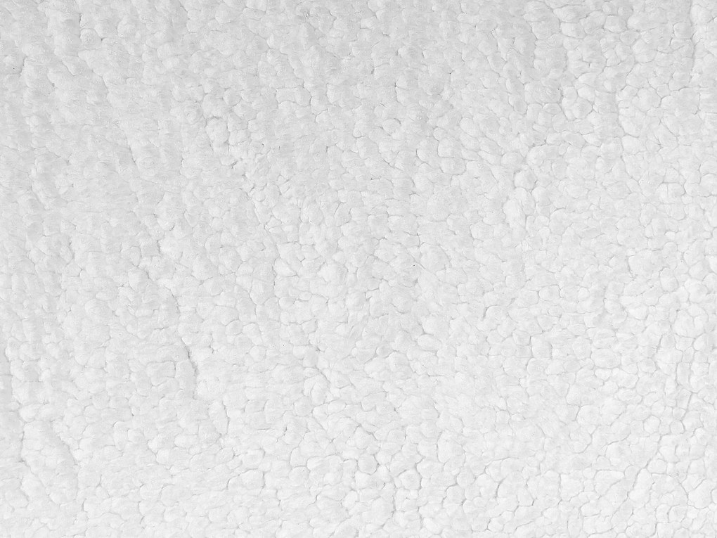 Manta decorativa branca 125 x 150 cm MIRGE Beliani