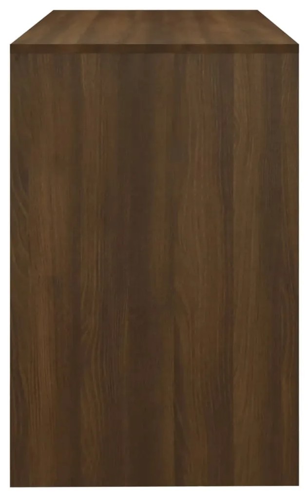 Secretária 101x50x76,5 cm aglomerado cor carvalho castanho