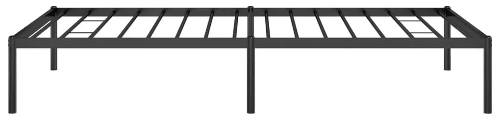 Estrutura de cama 100x190 cm metal preto