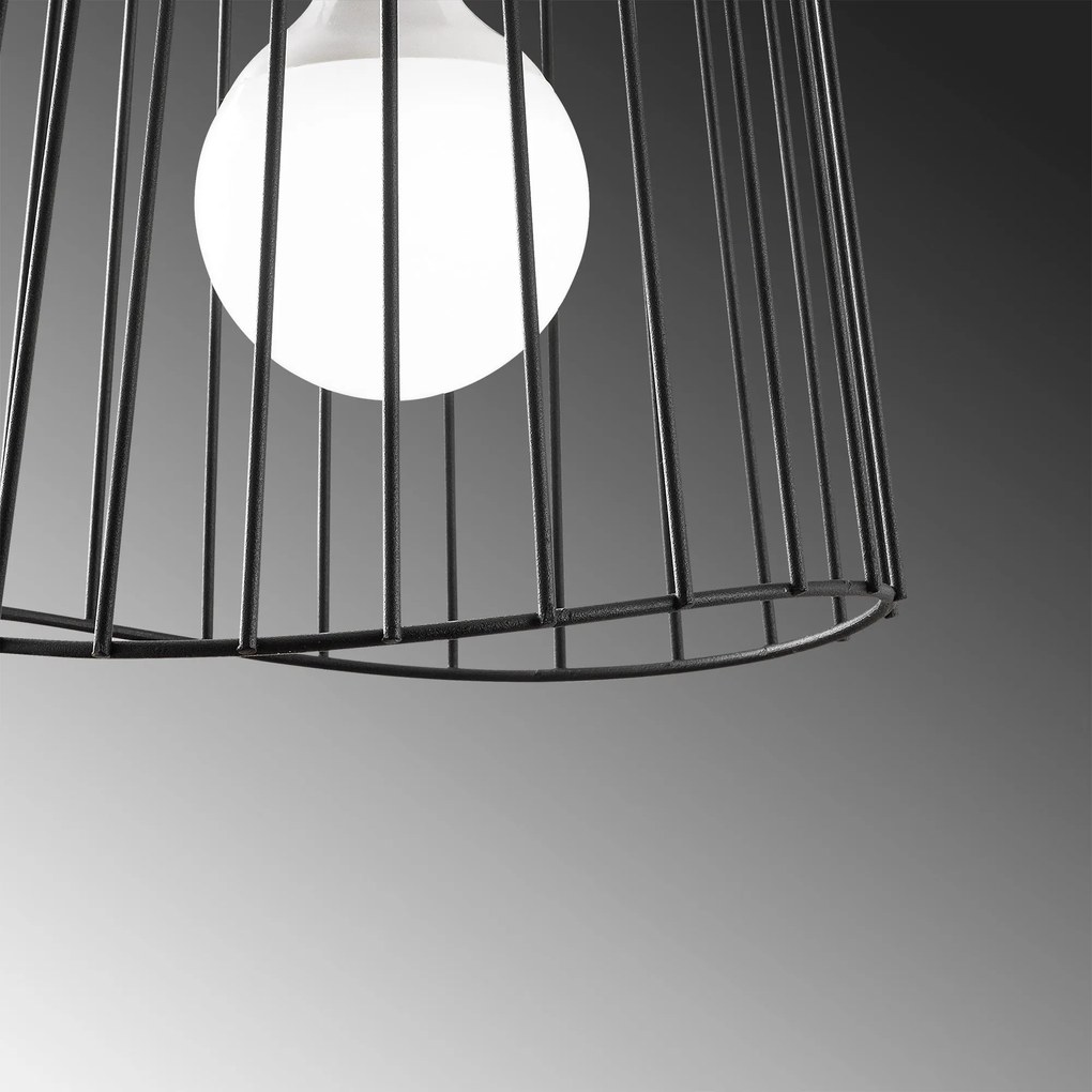 Chandelier Byisoo – Preto – 25 x 25 cm