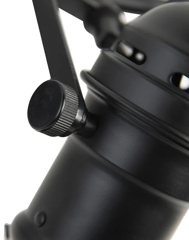 Projetores industriais pretos 2 luzes com abas - Movie