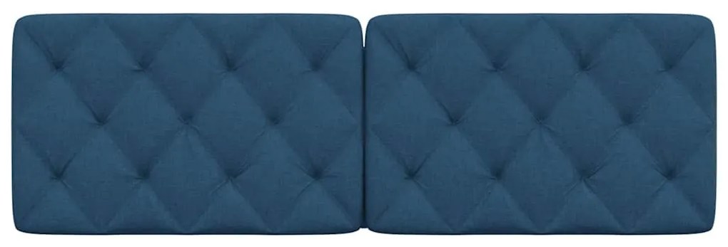 Almofadão de cabeceira 160 cm tecido azul
