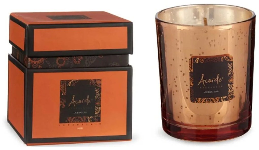 Vela Perfumada Canela Laranja 8 x 9 x 8 cm (8 Unidades)