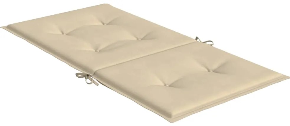 Almofadões lombares p/ cadeiras de jardim 6pcs oxford bege