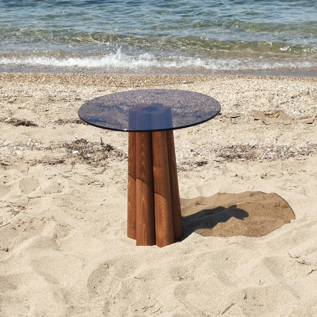 Mesa de Centro Thales – Bronze Walnut – 50 cm x 50 cm x 50 cm