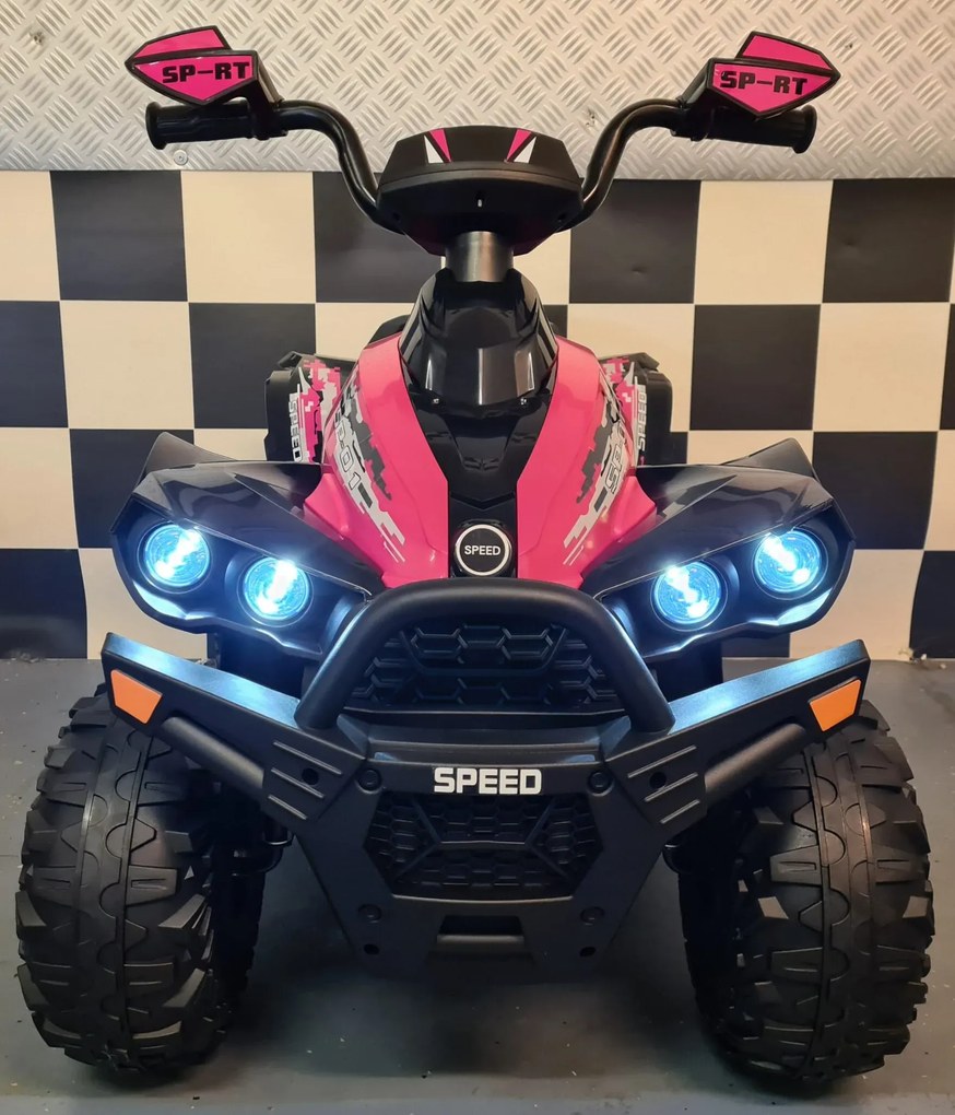 Moto 4 Phyton Moto 4 elétrica Infantil 12V Rosa