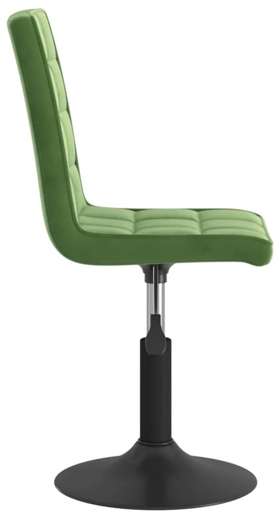 Cadeiras de jantar giratorias 2 pcs veludo verde-escuro