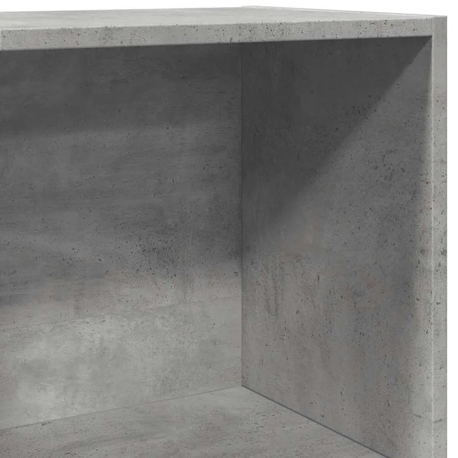 Estante 60x30x114 cm derivados de madeira cinzento cimento