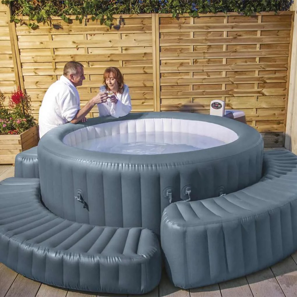 Rebordo insuflável Lay-Z-Spa p/ banheira hidromassagem redonda