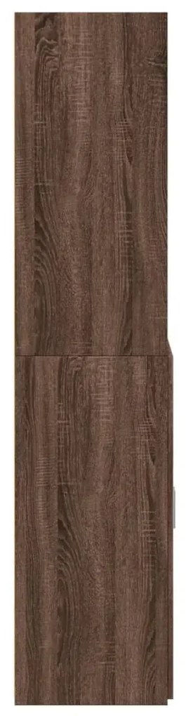 Armário alto 70x42,5x185 cm derivados madeira carvalho castanho