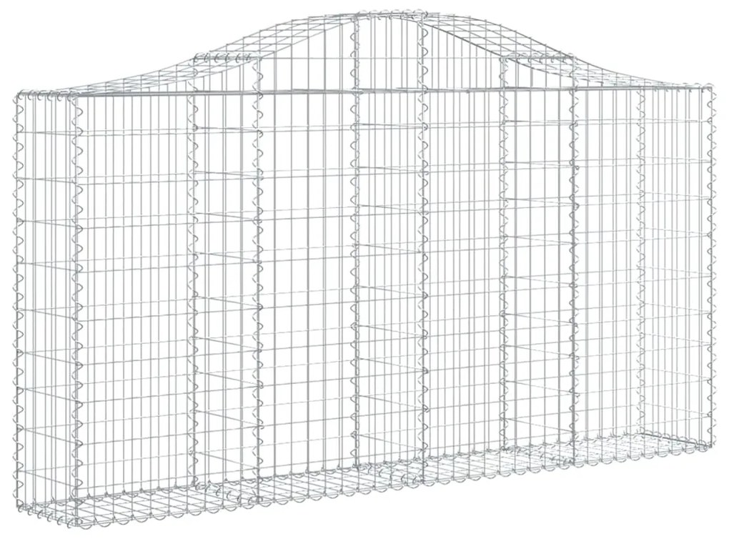 Cestos gabião arqueados 50 pcs 200x30x100/120 ferro galvanizado