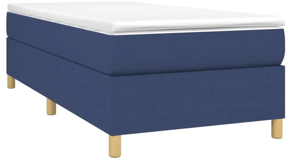 Estrutura de cama sem colchão 80x200 cm azul