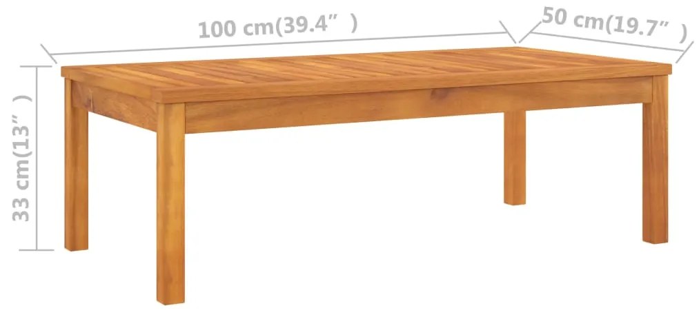 5 pcs conjunto lounge de jardim c/ almofadões acácia maciça