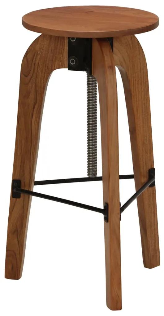 Cadeiras de bar 2 pcs madeira de acácia maciça