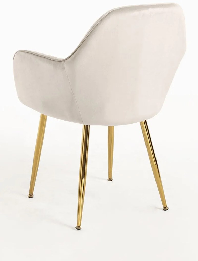 Pack 2 Cadeiras Chic Golden - Beige