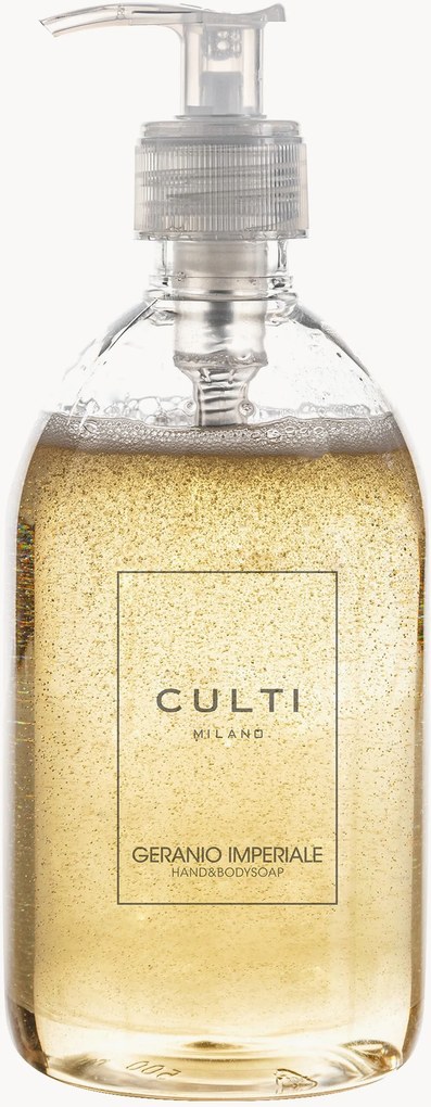 Sabonete líquido para as mãos Geranio Imperiale (pimenta, cardamomo, gerânio), 500 ml