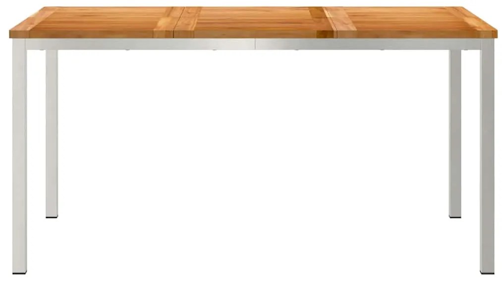 Mesa de Jantar 150x90x75 cm Madeira Sólida de Teca