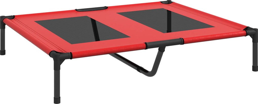 PawHut Cama elevada cama para cão gato cama de campanha cama elevada animais tecido Oxford textilene microperfurado metal | Aosom Portugal
