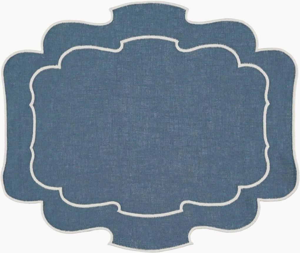Individual de mesa com bordado Belmonte