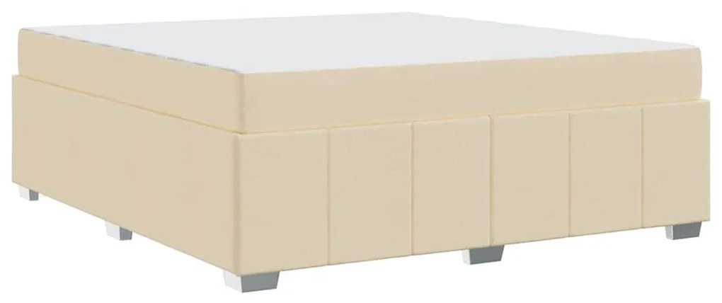 Estrutura da Cama Creme 180 x 200 cm tecido