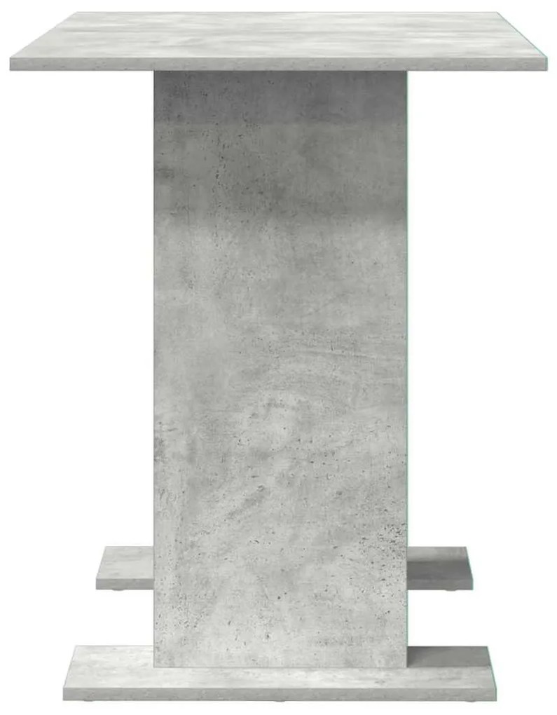 Mesa de jantar vidaXL Cinza Concreto 110x60x75 cm Madeira engenheirada