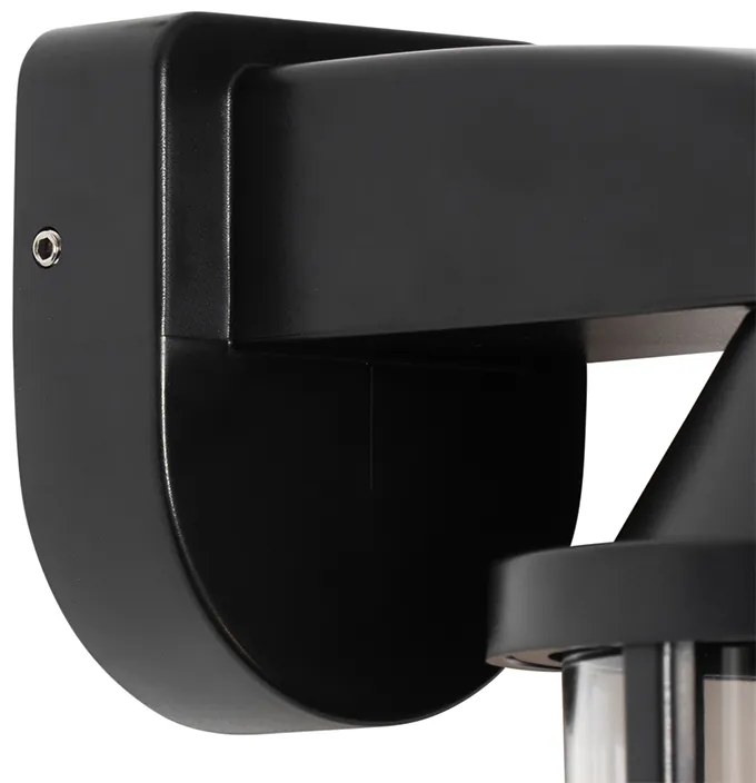 Candeeiro de parede exterior moderno preto IP54 - Joeri Moderno