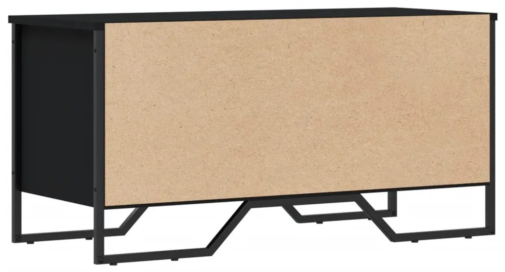Sapateira 90x38x45,5 cm derivados de madeira preto
