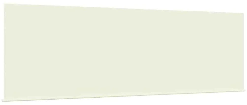 Toldo com Cortina Manual Creme 350 x 200 x 120 cm Tecido, Metal